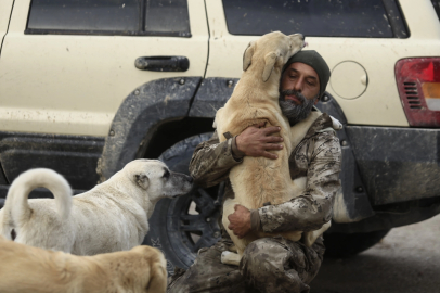 Köpekler her gün onun yolunu gözlüyor