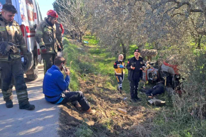 Traktörün altında kalan sürücü hayatını kaybetti