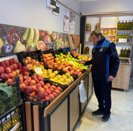 Zabıtadan manavlara denetim